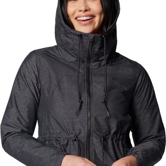 Columbia Black Utility Jacket with Weather-Resistant Fabric - Picture 4 of 8